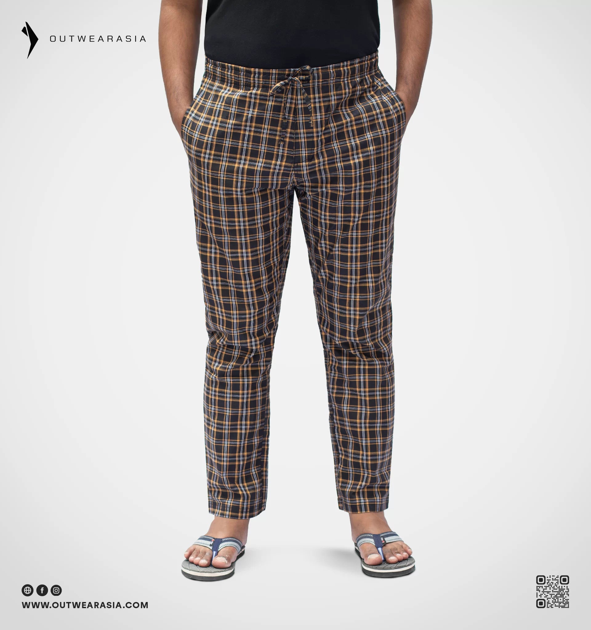 Outwear Men's Premium Trouser - Towhid Mustard Yellow
