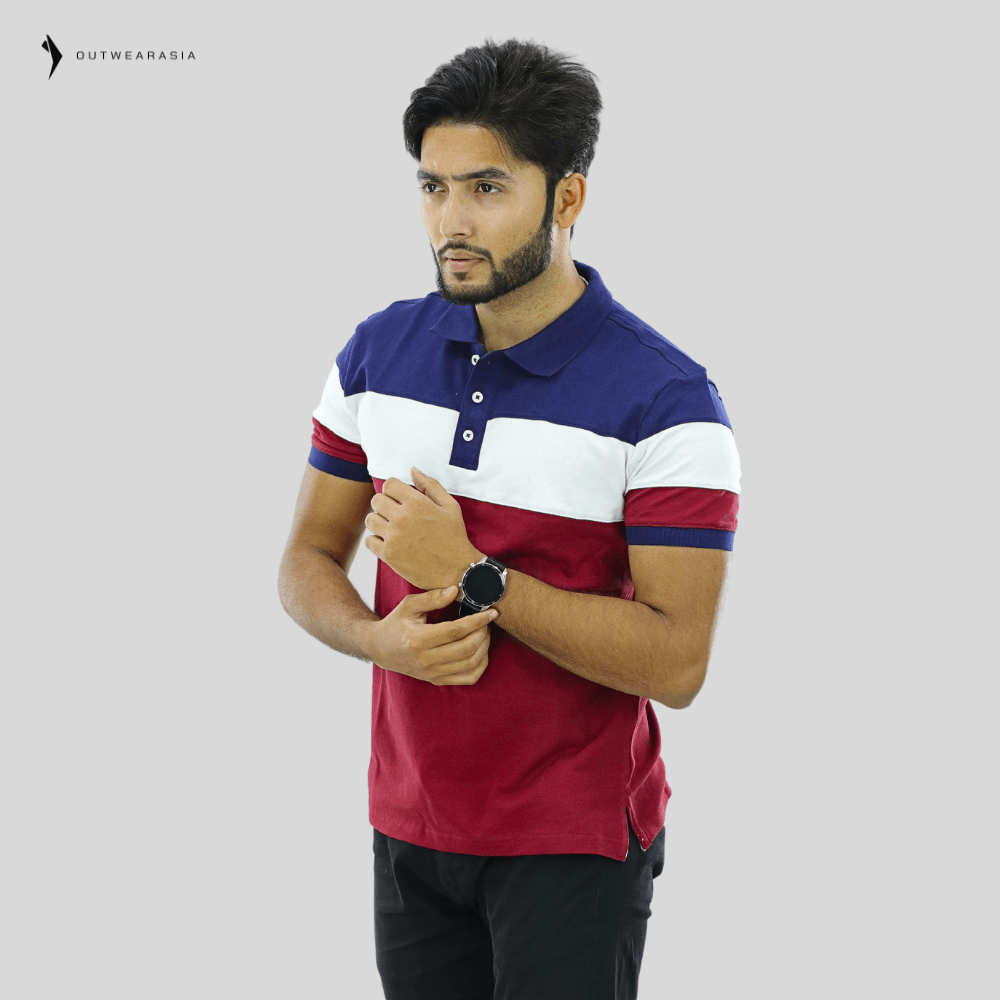 Outwear Single Jersey Knitted Classic Cotton Polo - OSMP_24_D7
