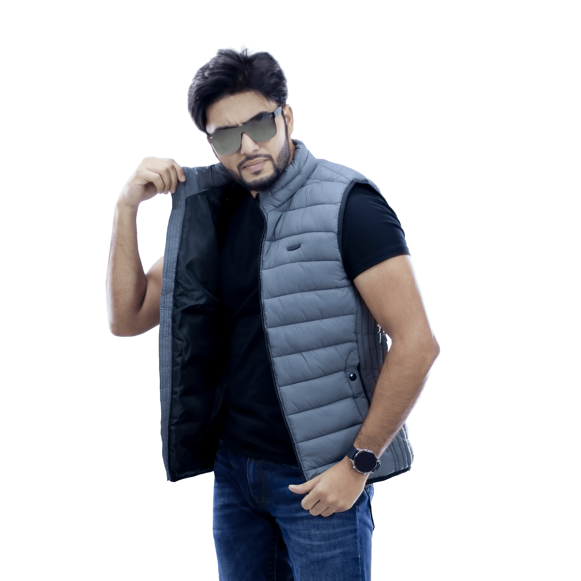 Men’s Premium Vest Winter Jacket for Men – jack vest - Gray