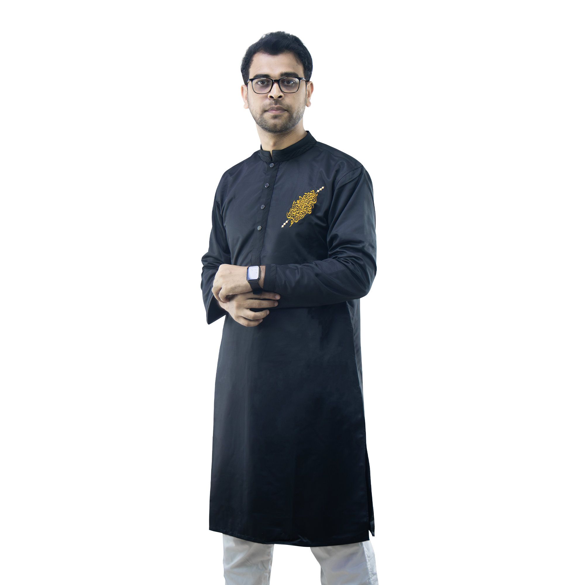 CALLIGRAPHY PUNJABI-TROPICAL SUITING TWILL FABRIC A9