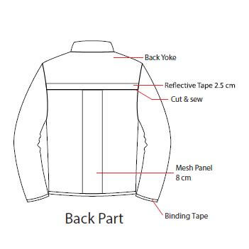 Biker Windbreaker for Men's