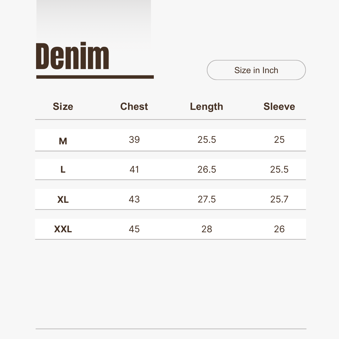 Men’s Luxurious Denim jacket – Dark indigo