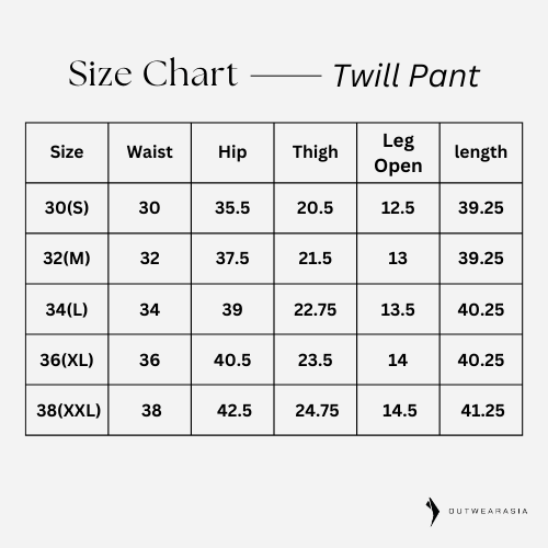 Outwear- Men's Twill Chino Pant Long Semi Narrow- Light Olive
