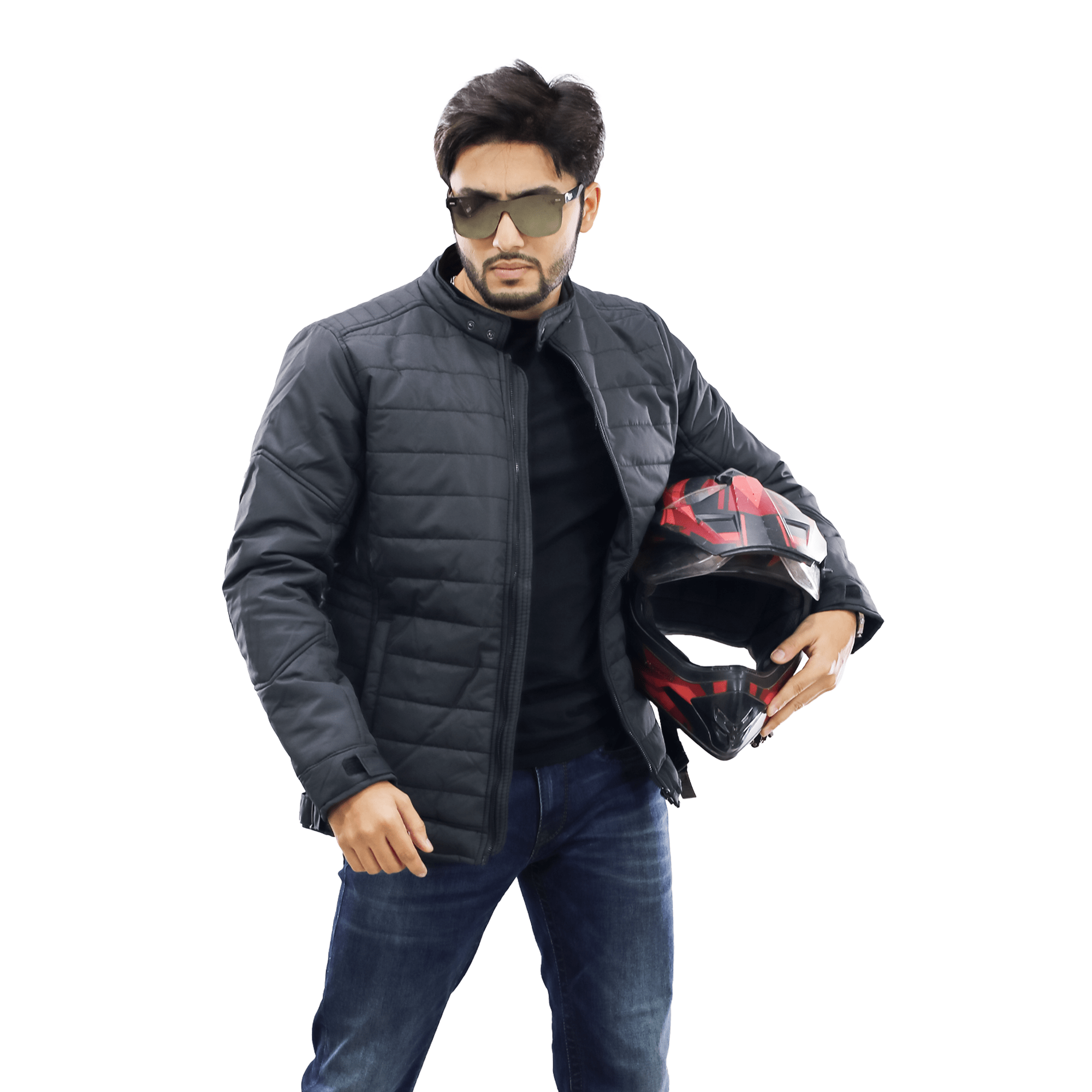 Men’s Stylish Jacket winter Biker Jacket- Justin Black