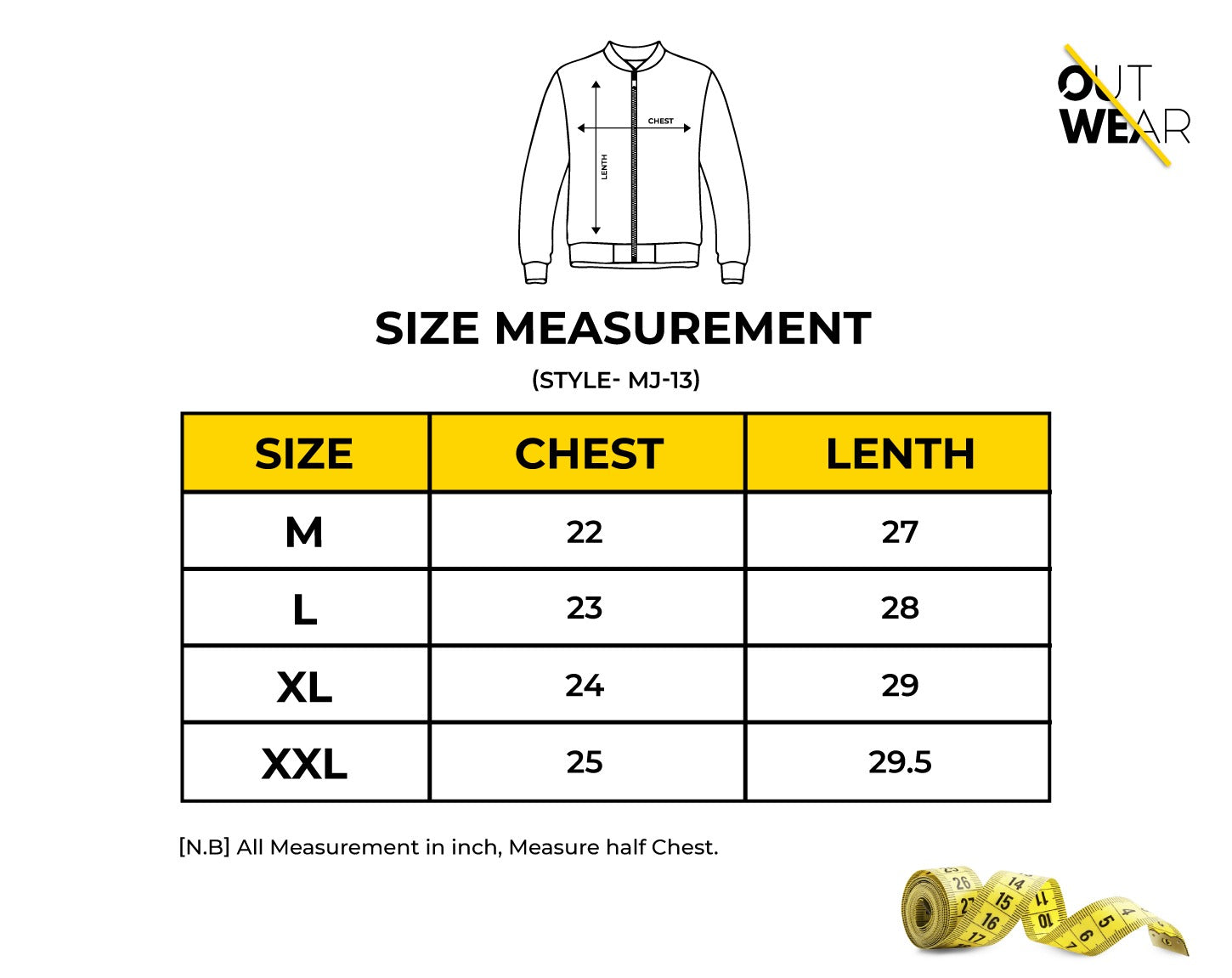 Men’s High Quality Premium Jacket- Ow-02- Black