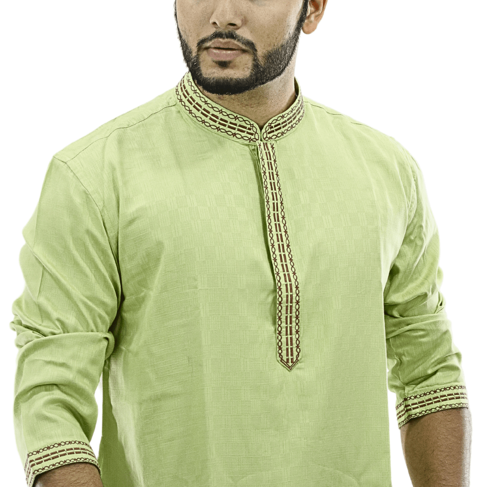 Outwear Exclusive Cotton Embroidery Panjabi - A3