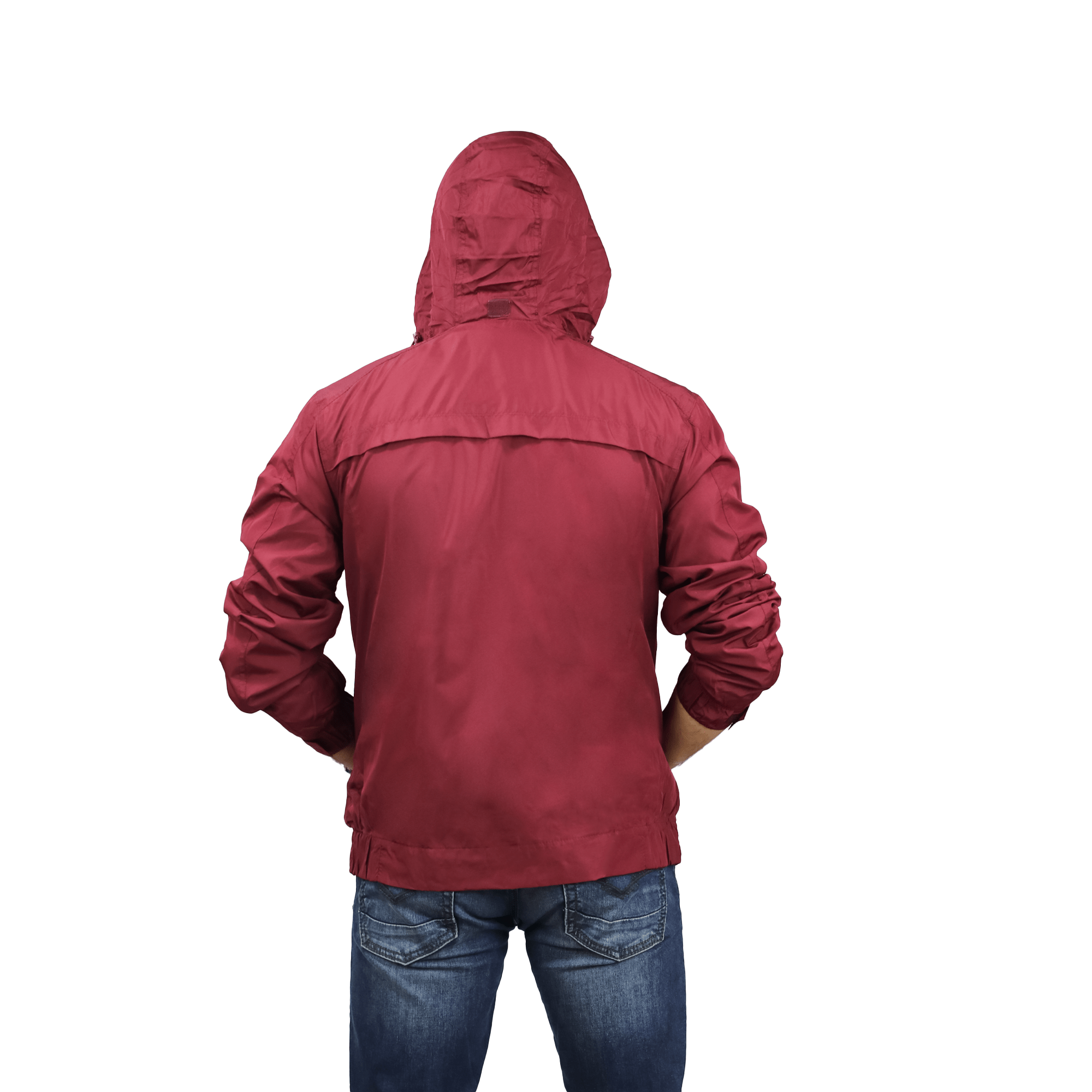 Exclusive Men’s New Lightweight Winter Jacket- Star- Maroon