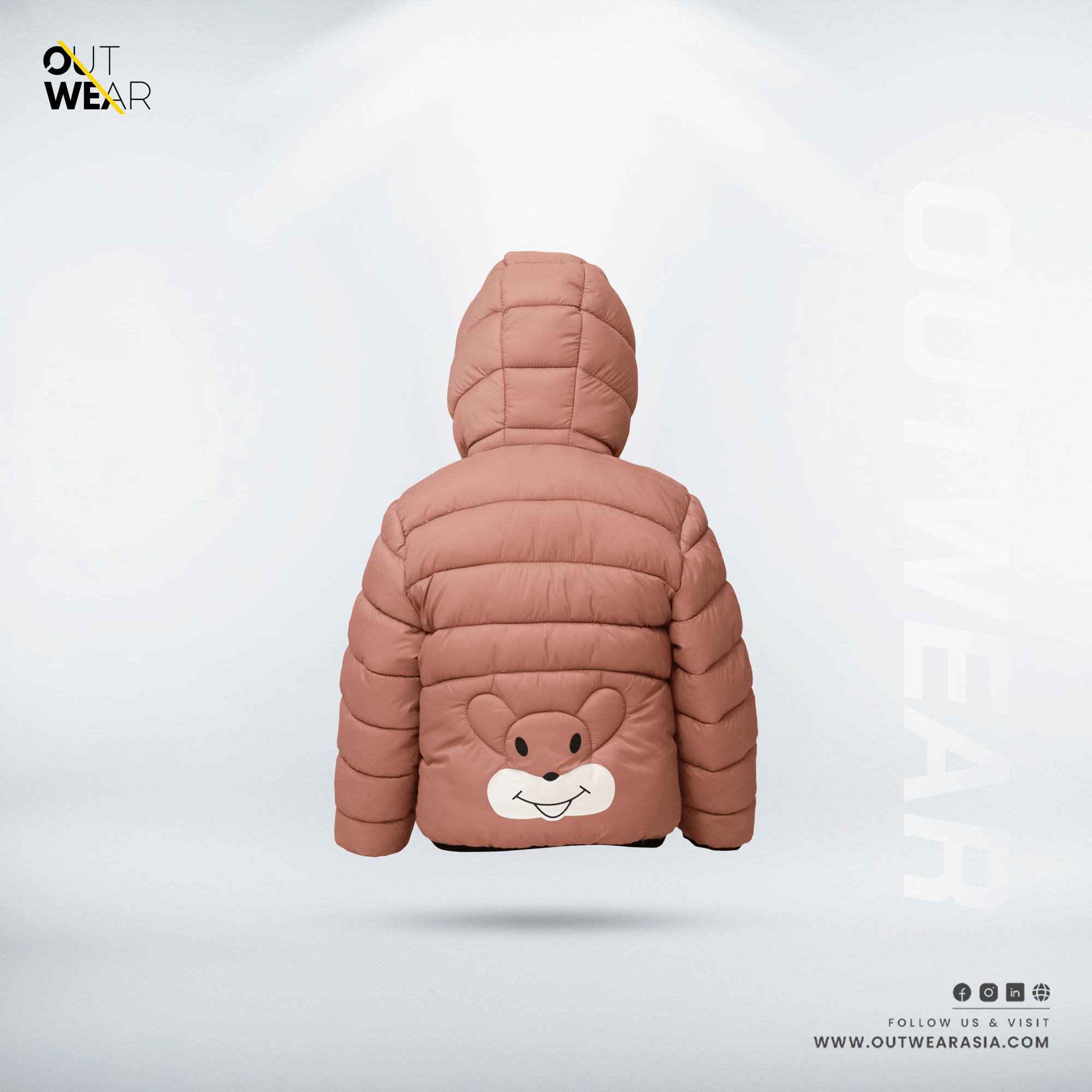 Kid's High Quality Premium Jacket Bear Face - Toddler_Mave