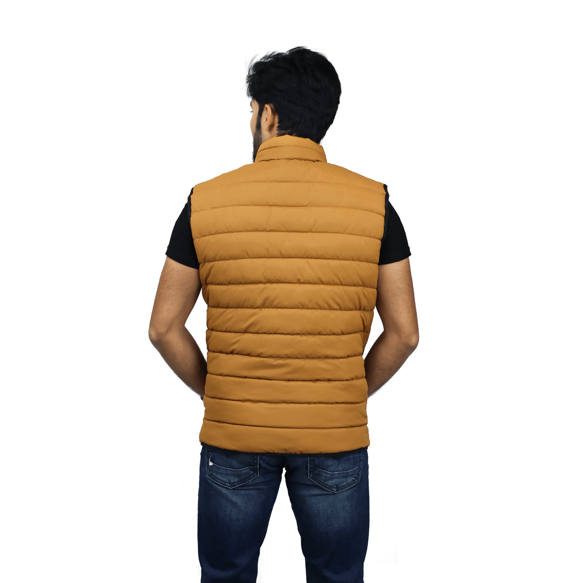 Men’s High-Quality Premium Vest jacket- jack vest-Musatard Yellow