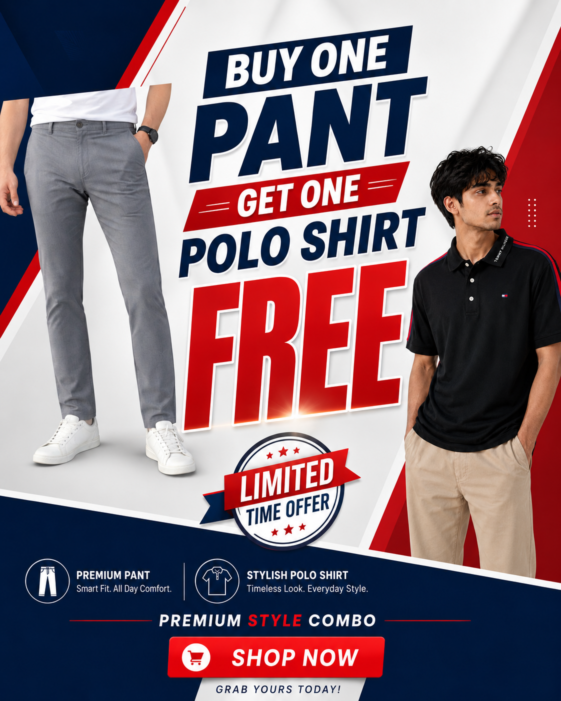 Comboo Pant & Polo Shirt