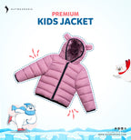 Kid's High Quality Premium Padding Jacket - Toddler Solid with Ear