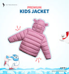 Kid's High Quality Premium Padding Jacket - Toddler Solid with Ear