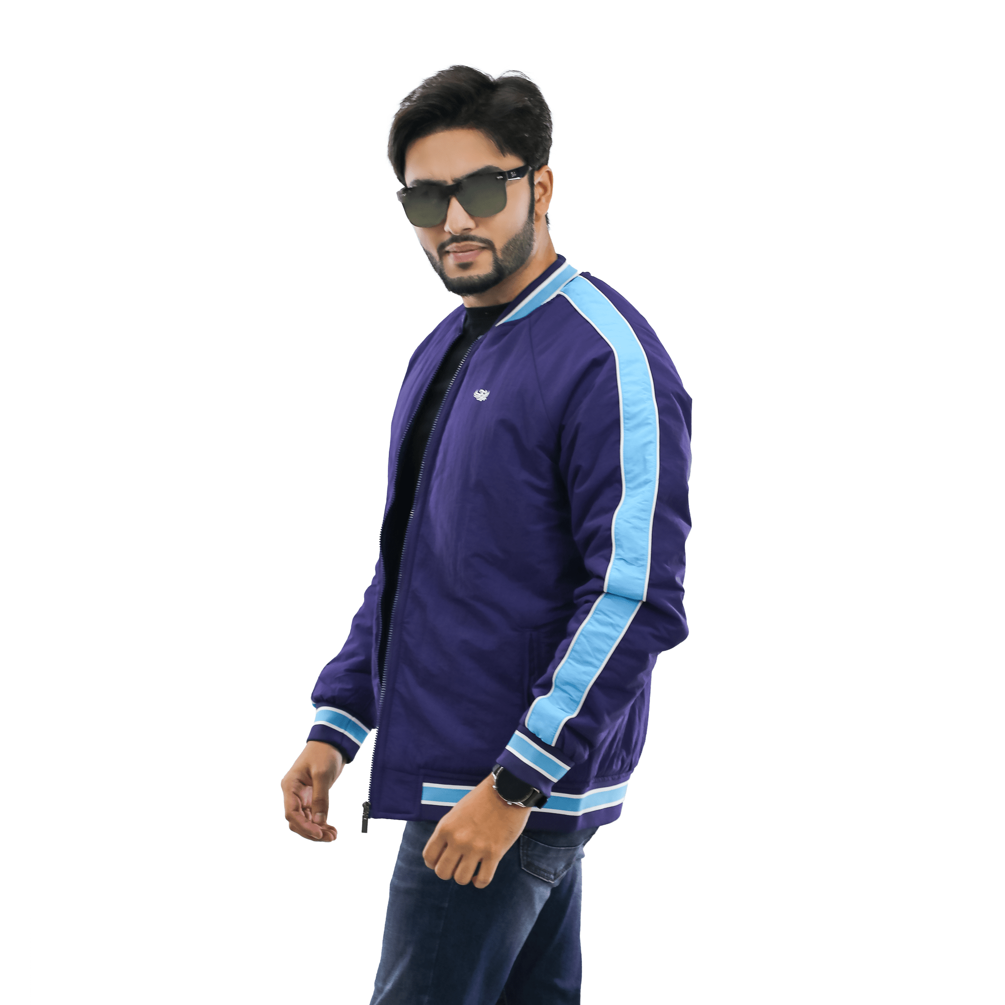 Men’s Stylish Premium Winter Jacket- victor- Navy