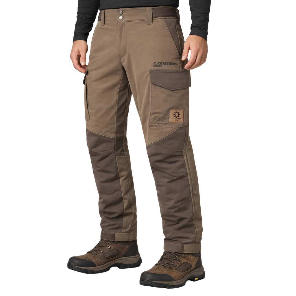 Men’s Brown Cargo Track Pants – Comfortable & Functional
