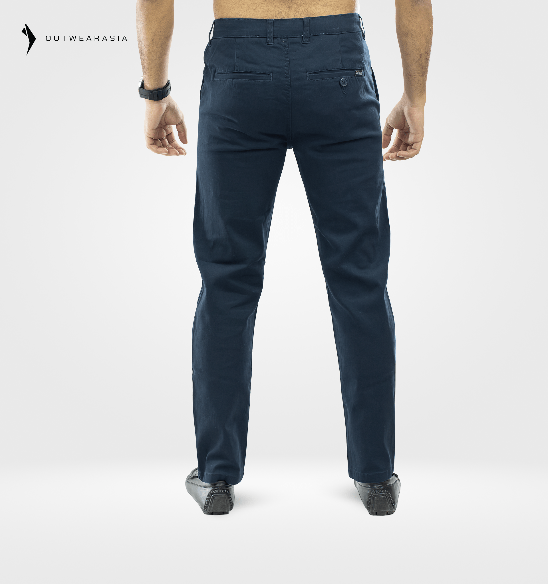 Outwear- Men's Twill Chino Pant Long - Navy