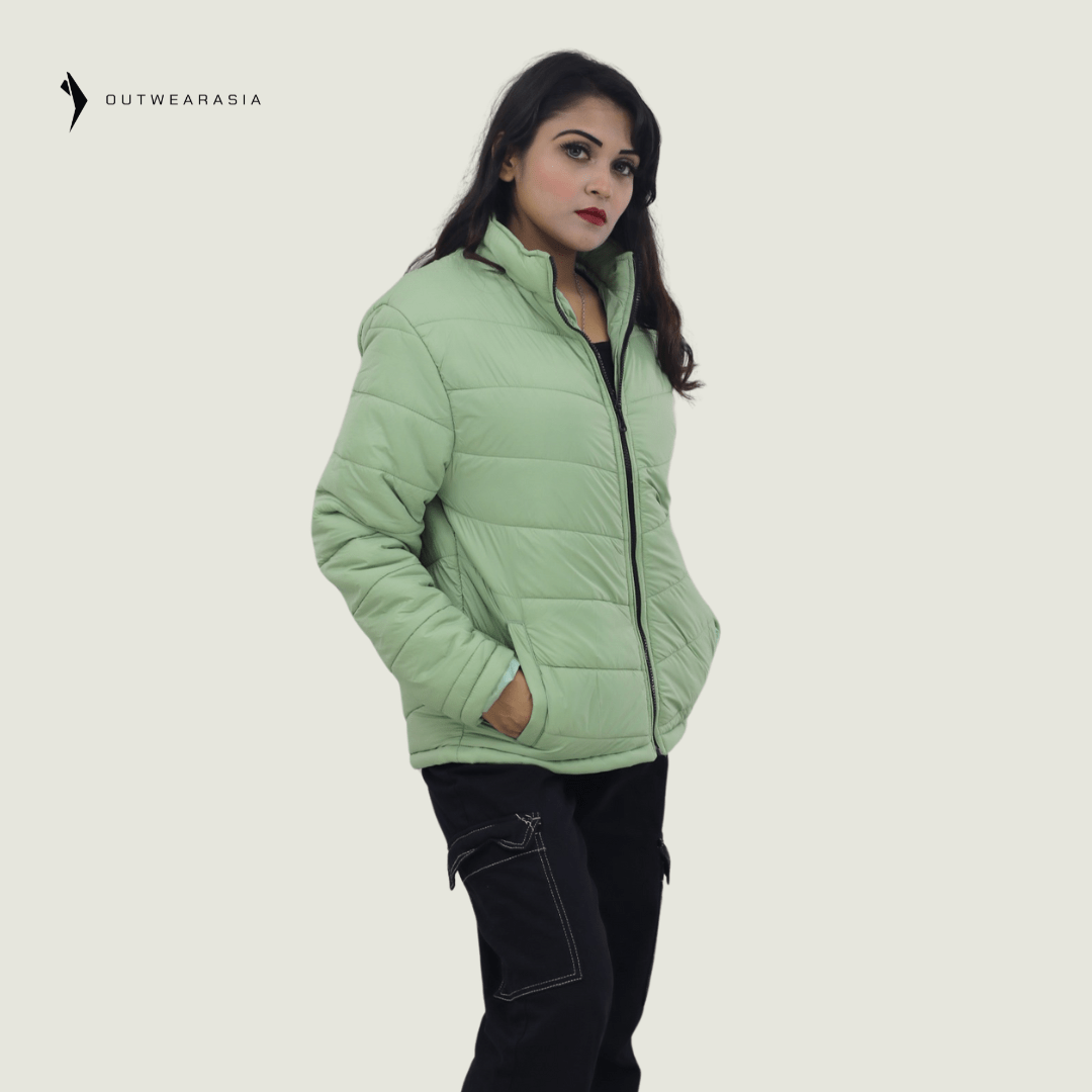 Ladies Premium Padded Jacket PMPL - Lemon Yellow
