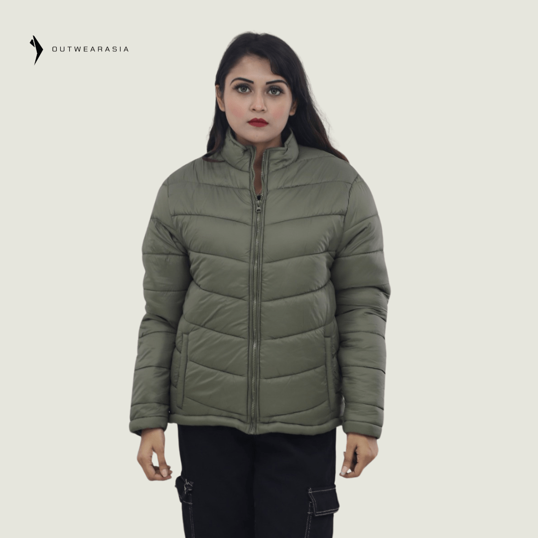 Ladies Premium Padded Jacket PMPL - Lemon Yellow