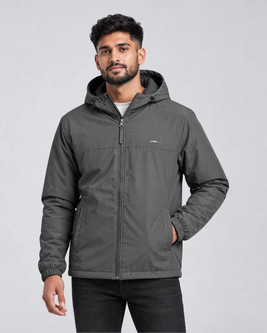 Men's Premium Original jacket with Hoddie Bench Grey