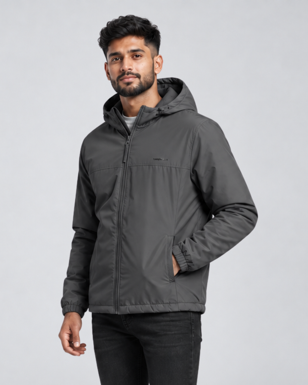 Men's Premium Original jacket with Hoddie Bench Grey