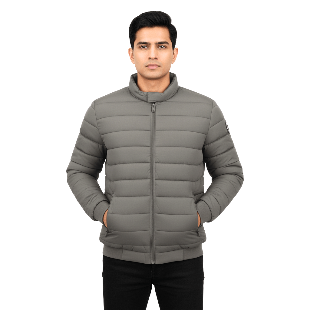 Men’s High Quality Premium light Weight Jacket Mj03- Grey