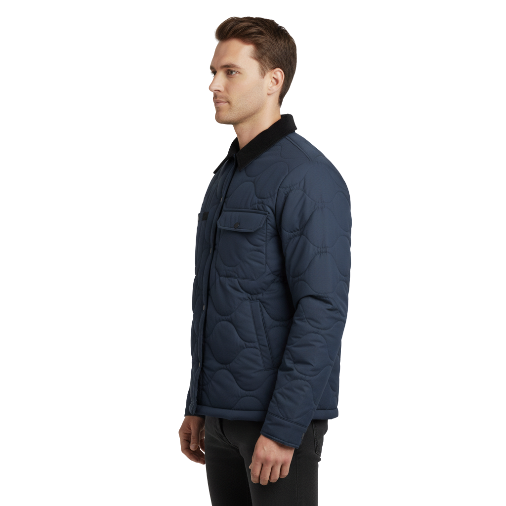Men's Stylish Premium Padded Jacket Dew Navy