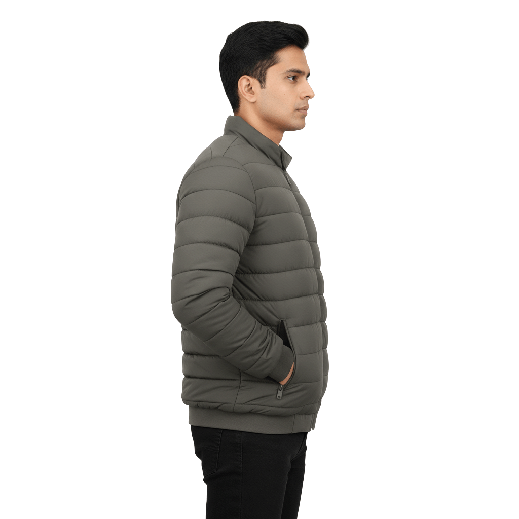 Men’s High Quality Premium light Weight Jacket Mj03- Grey