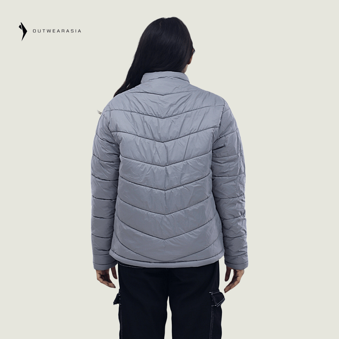 Ladies Premium Padded Jacket PMPL - Grey