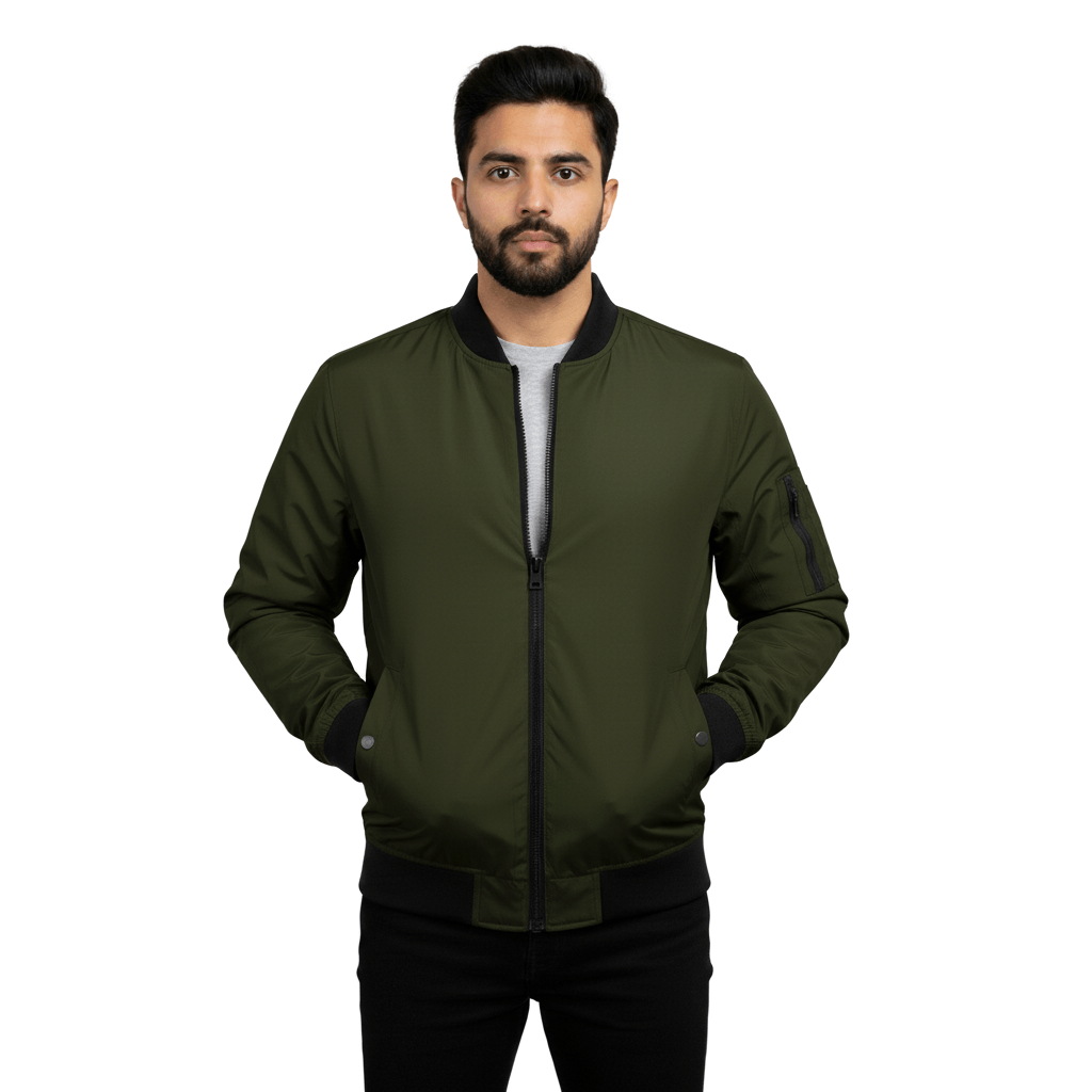Men's Premium  jacket Vision Bomber OLIVE