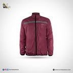 PremiuPremium Biker Windbreaker for Men’s-Maroon