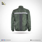 Premium Biker Windbreaker for Men’s-Dark Olive Green