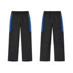 Men’s Waterproof Hooded Raincoat Set Black&Blue