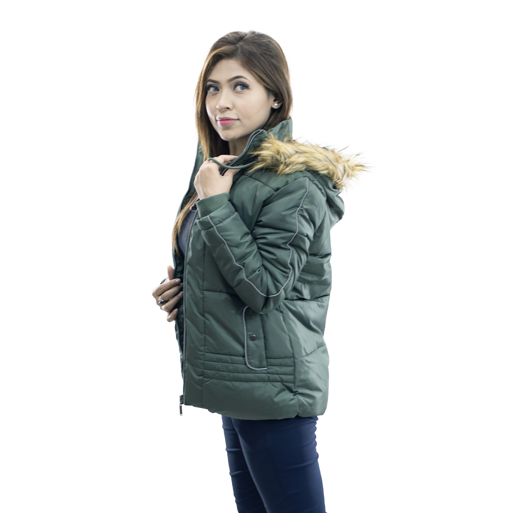 High Quality Premium Winter Jacket-LIVIA Olive