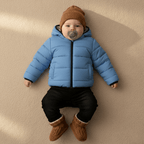 Kid's High Quality Premium Padding Jacket - Toddler Solid Sky Blue