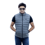 Men’s Premium Vest Winter Jacket for Men – jack vest - Gray
