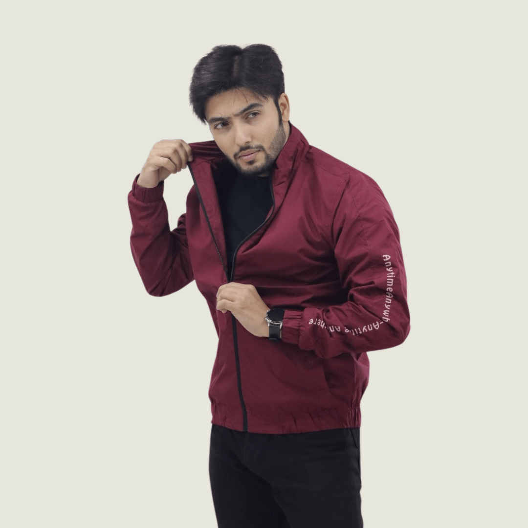 Men’s High Quality Premium light Weight Jacket- Maroon Millan