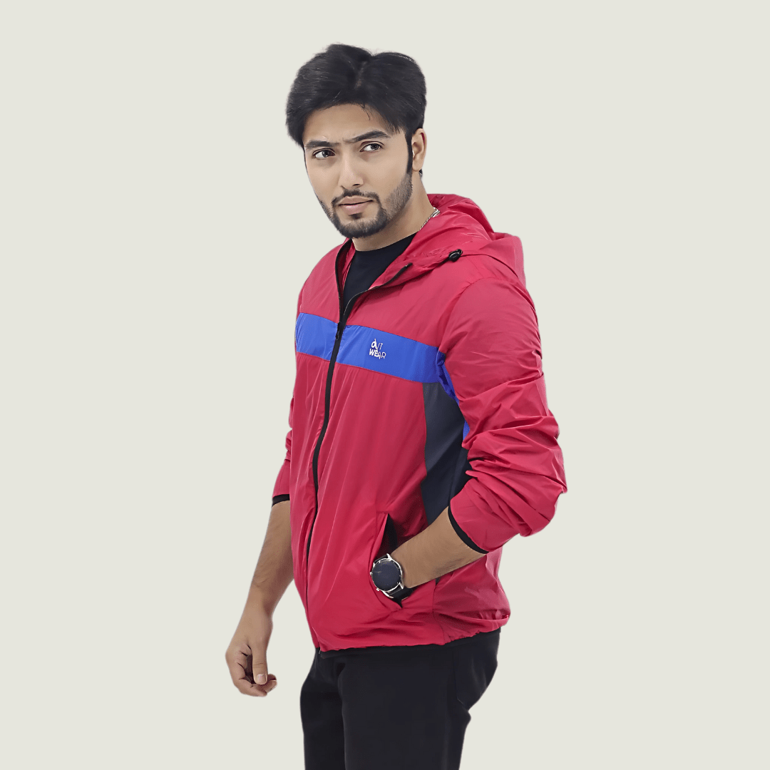 Premium Biker Dust coat Windbreaker- Colton Red