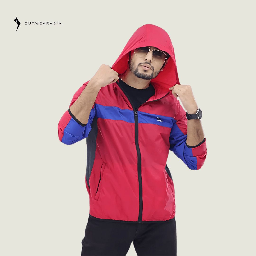 Premium Biker Dust coat Windbreaker- Colton Red