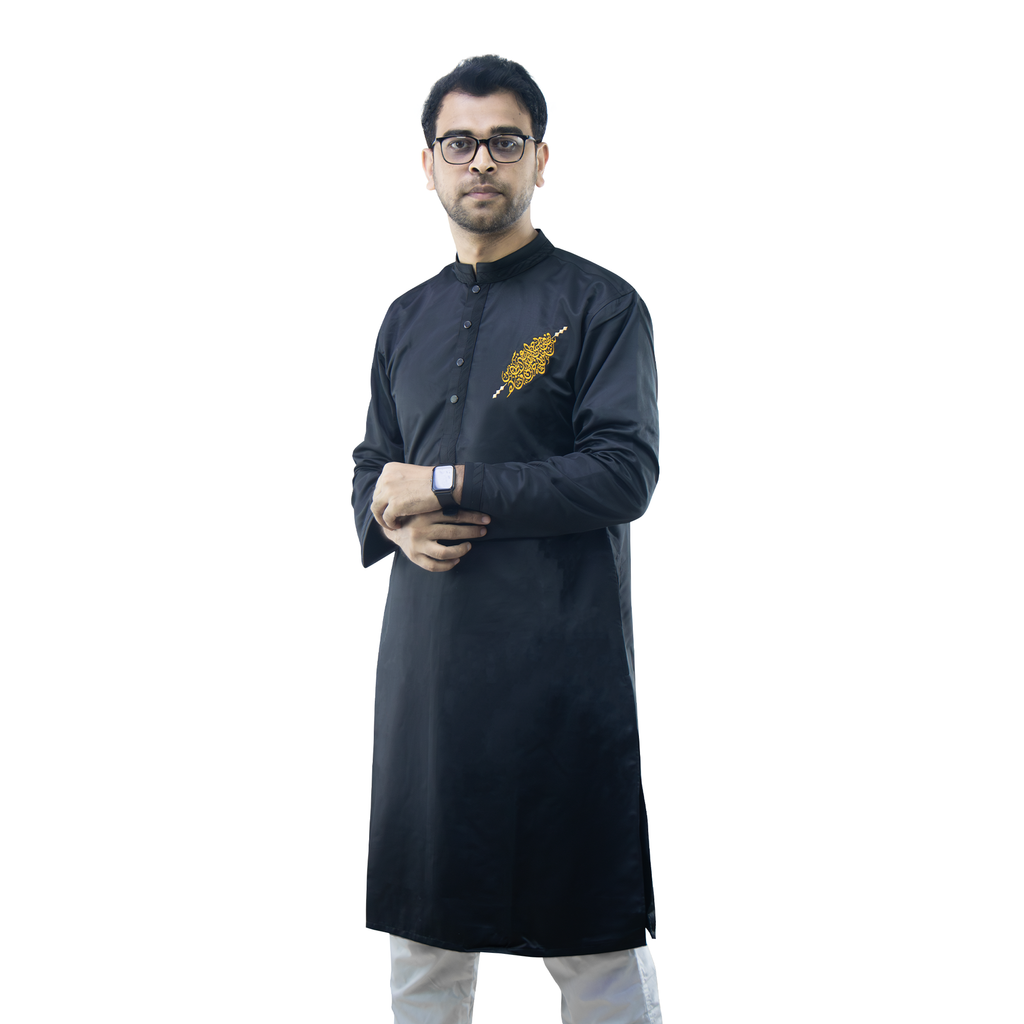 CALLIGRAPHY PUNJABI-TROPICAL SUITING TWILL FABRIC A9