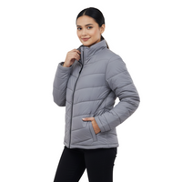 Ladies Premium Padded Jacket PMPL - Grey