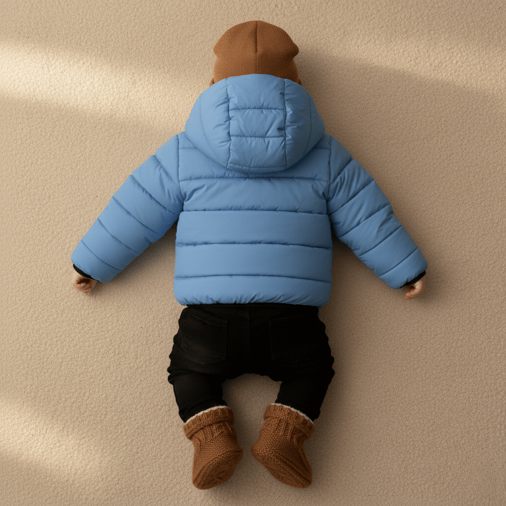 Kid's High Quality Premium Padding Jacket - Toddler Solid Sky Blue