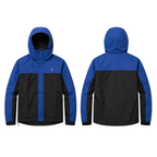 Men’s Waterproof Hooded Raincoat Set Black&Blue