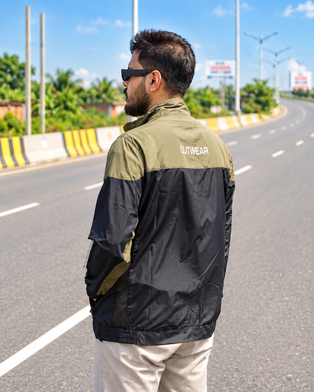 Biker Windbreaker Typhoon -Olive