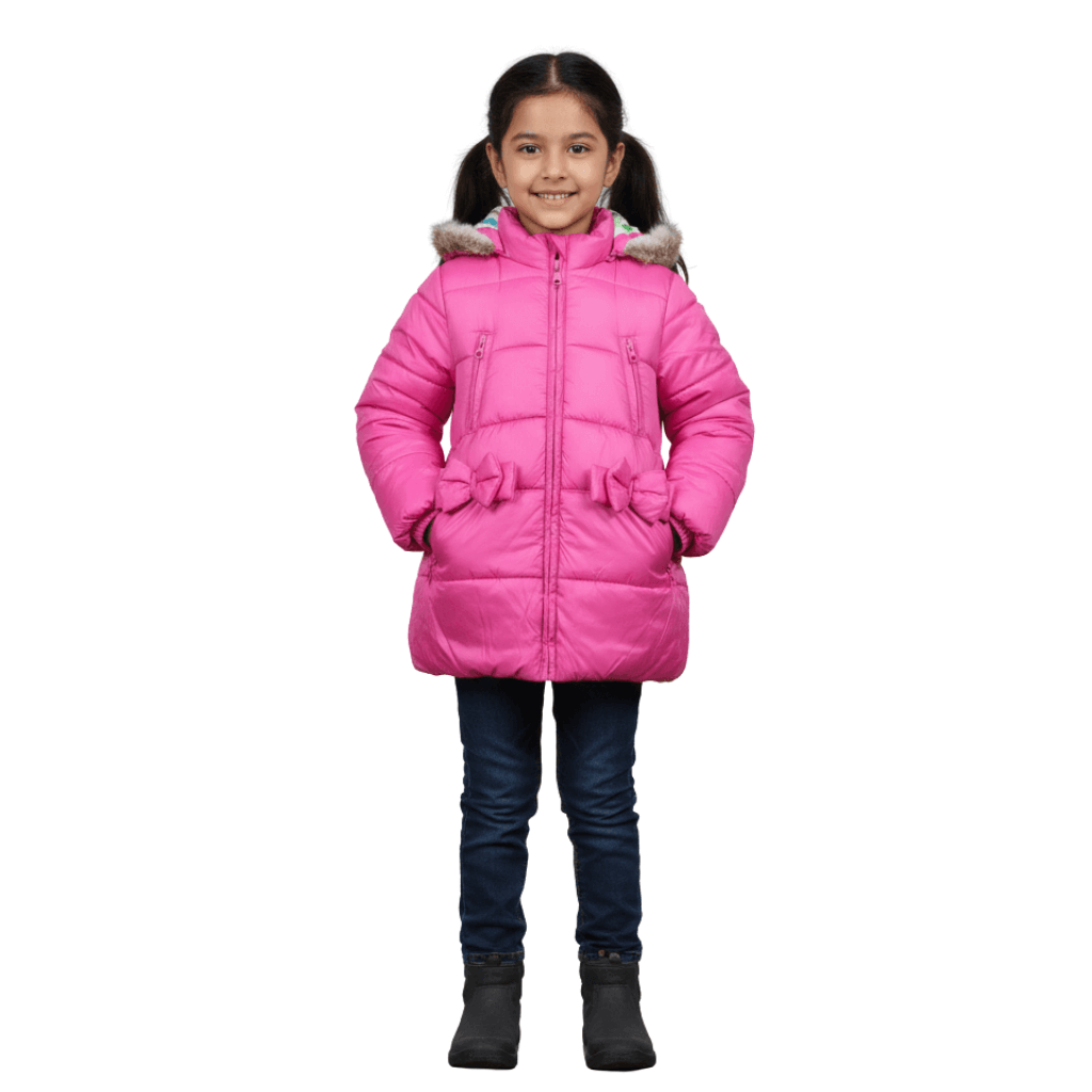 Girl's High Quality Premium Jacket - Artie-Pink