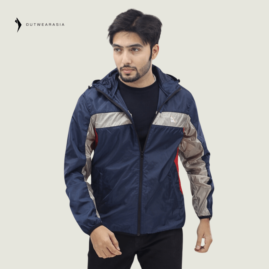 Premium Biker Dust coat Windbreaker- Colton Navy