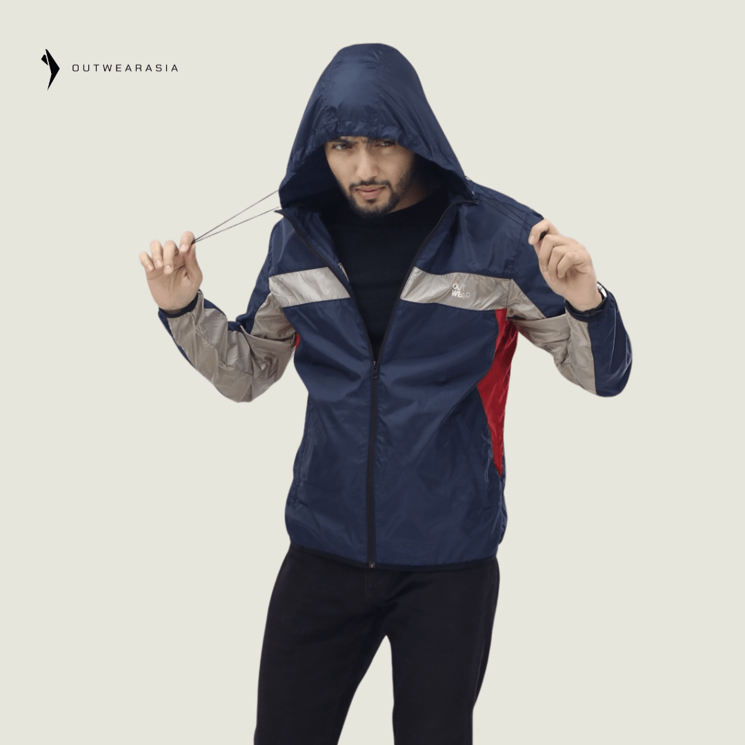 Premium Biker Dust coat Windbreaker- Colton Navy