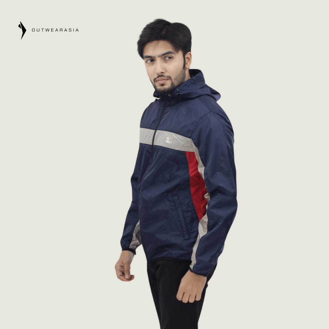 Premium Biker Dust coat Windbreaker- Colton Navy