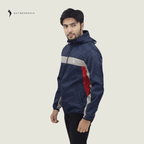 Premium Biker Dust coat Windbreaker- Colton Navy