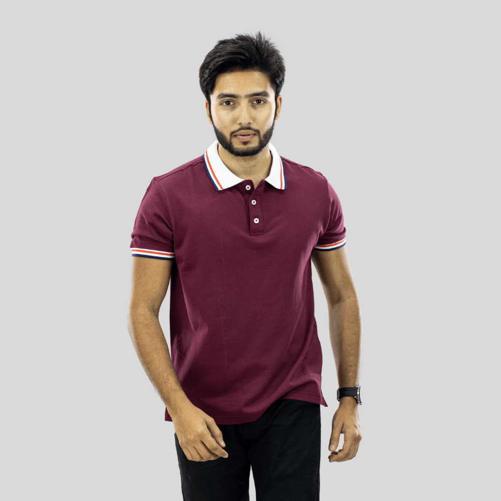 Outwear Single Jersey Knitted Classic Cotton Polo - OSMP_24_D4