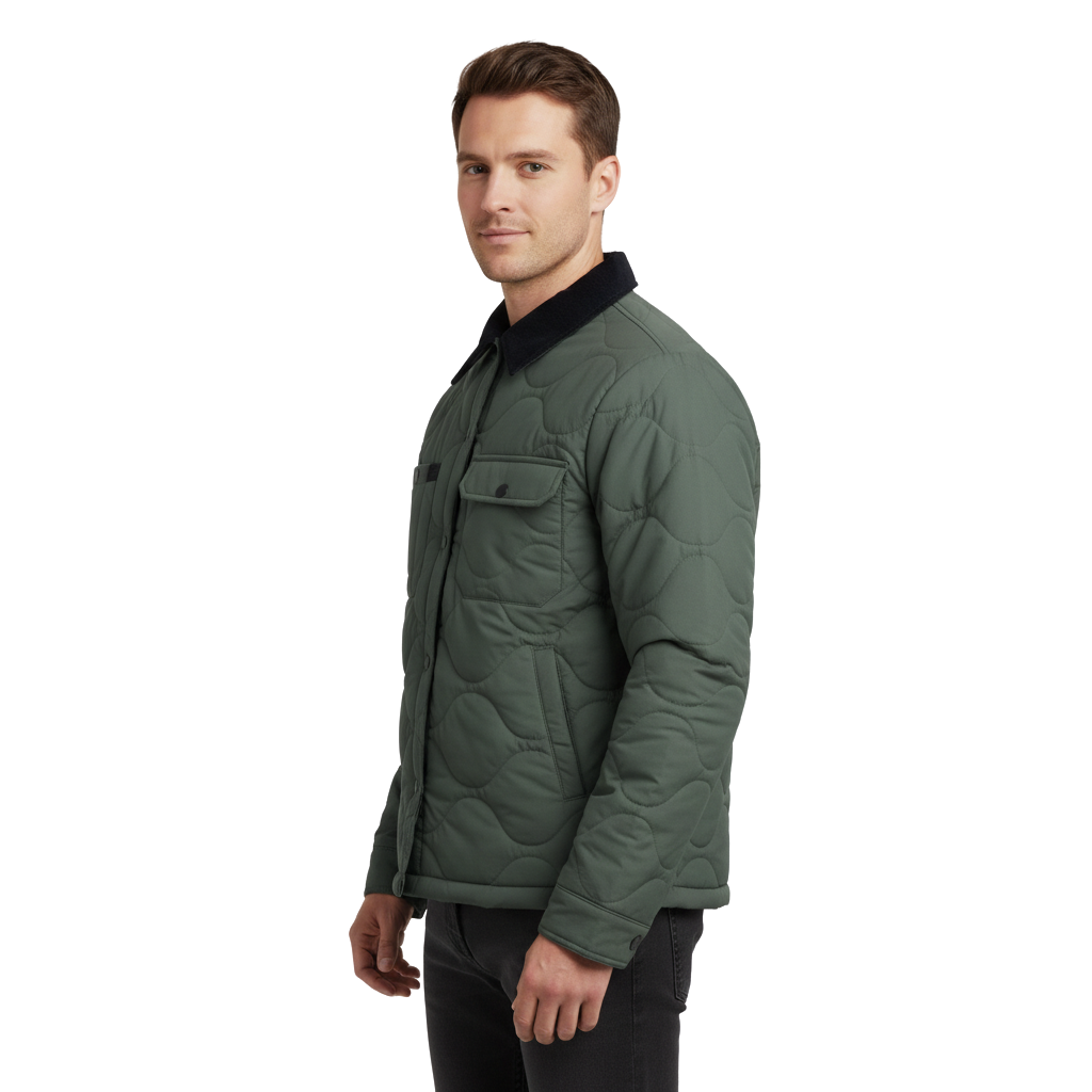 Men's Stylish Premium Padded Jacket Dew Green