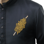 CALLIGRAPHY PUNJABI-TROPICAL SUITING TWILL FABRIC A9